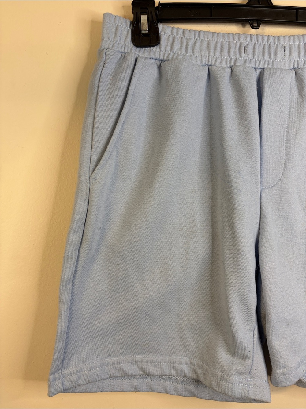 SHEIN Baby Blue Men's Athletic Shorts White K Detail size Small #6 🏷️ - Picture 3 of 9